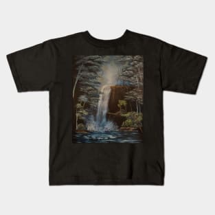 Graceful Waterfall Kids T-Shirt